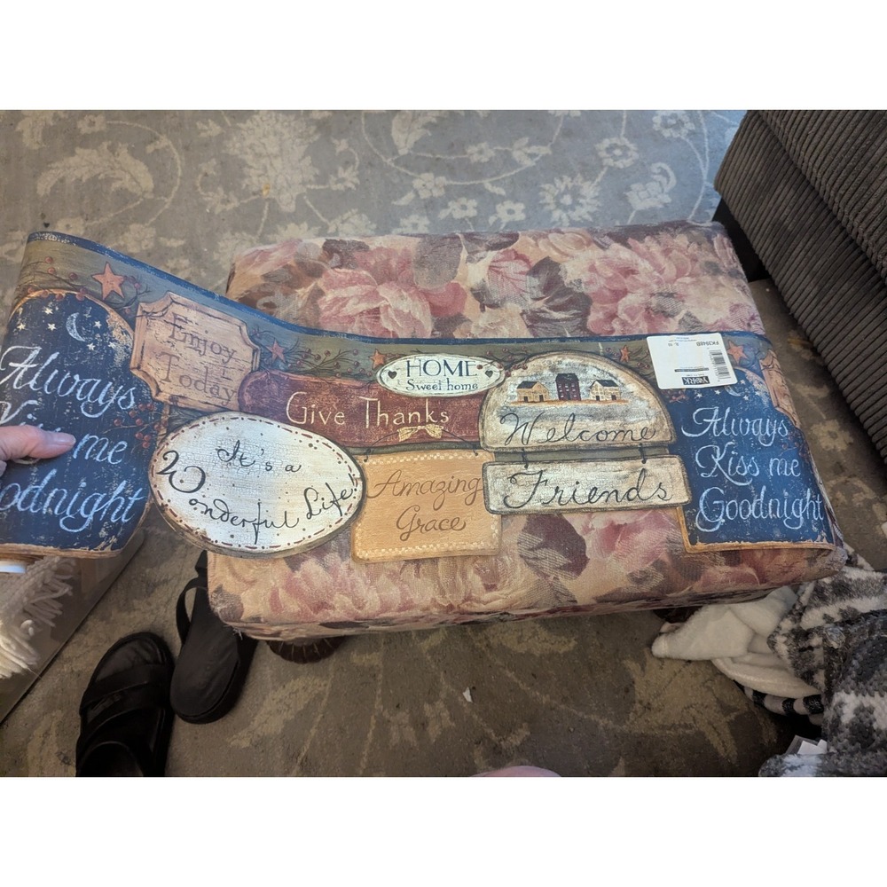 5 York Primitive Country Wall Paper Border